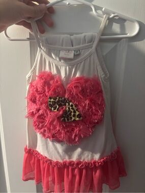 One posh kid dress with matching pants size 3T